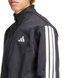 adidas Mens 3S FL TT TrackSuit Black