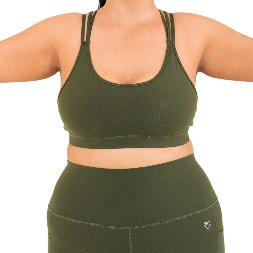 Peachylean Hero Womens Medium-Support Sports Bra