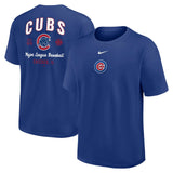 Nike Chicago Cubs Max 90 T-Shirt - Front and Back View