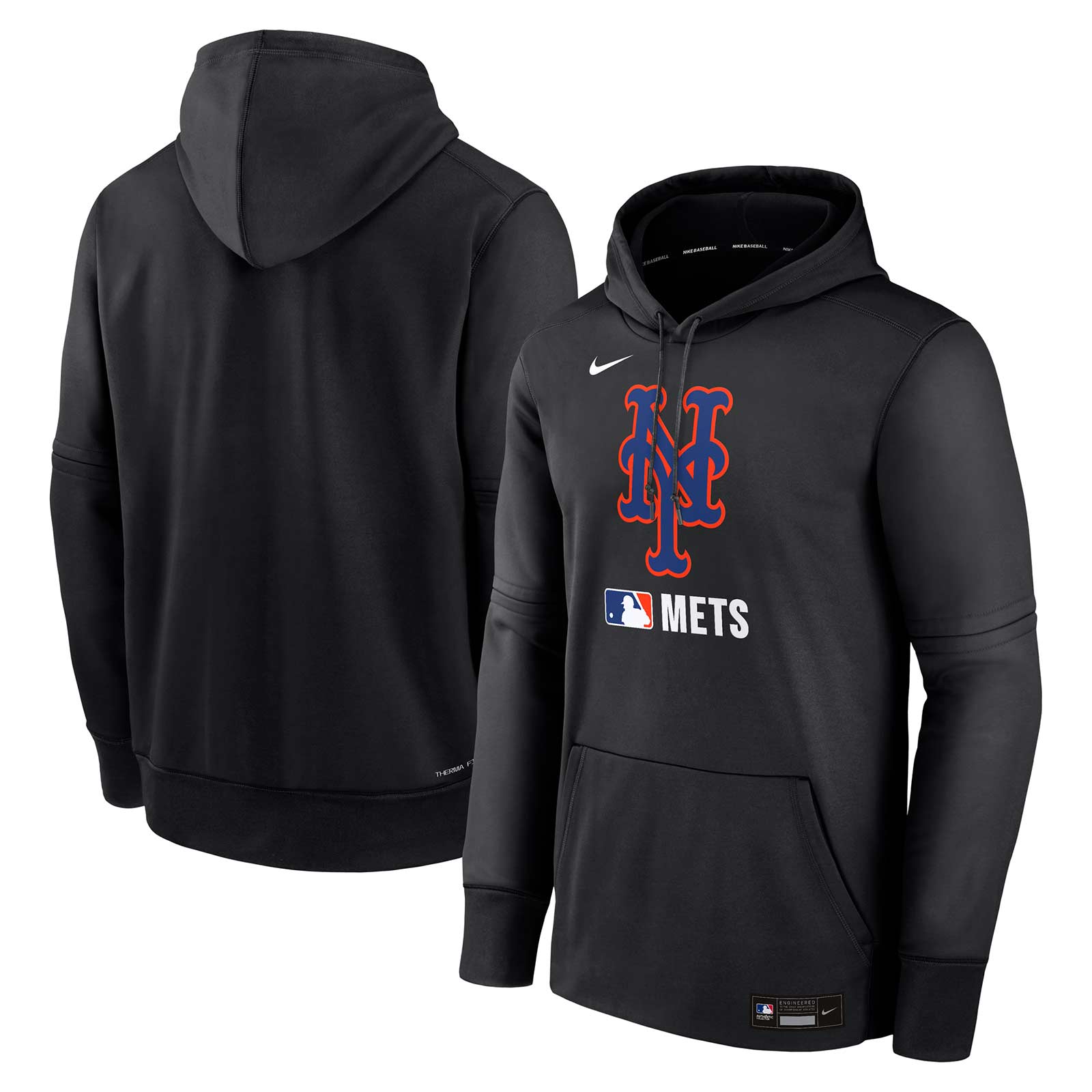 Nike New York Mets 2025 Authentic Classic Pullover Hoodie