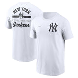 Nike New York Yankees 2-Hit Cotton T-Shirt - Front and Back