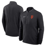 Nike San Francisco Giants Victory Half Zip Top - Front and Back View