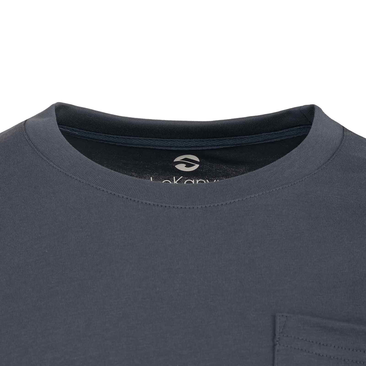 LeKanvy Travel Light Navy Long Slv Top