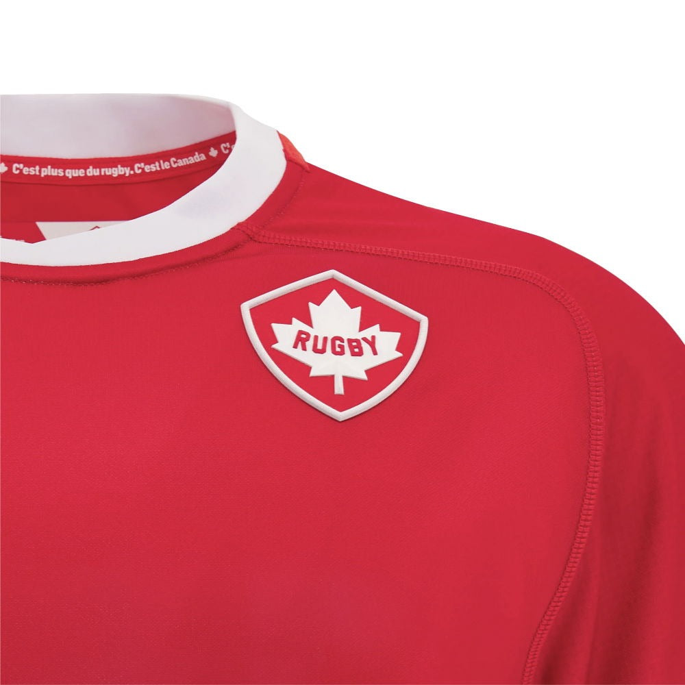 Macron Canada Rugby 2025/26 Mens Short Sleeve Home Jersey