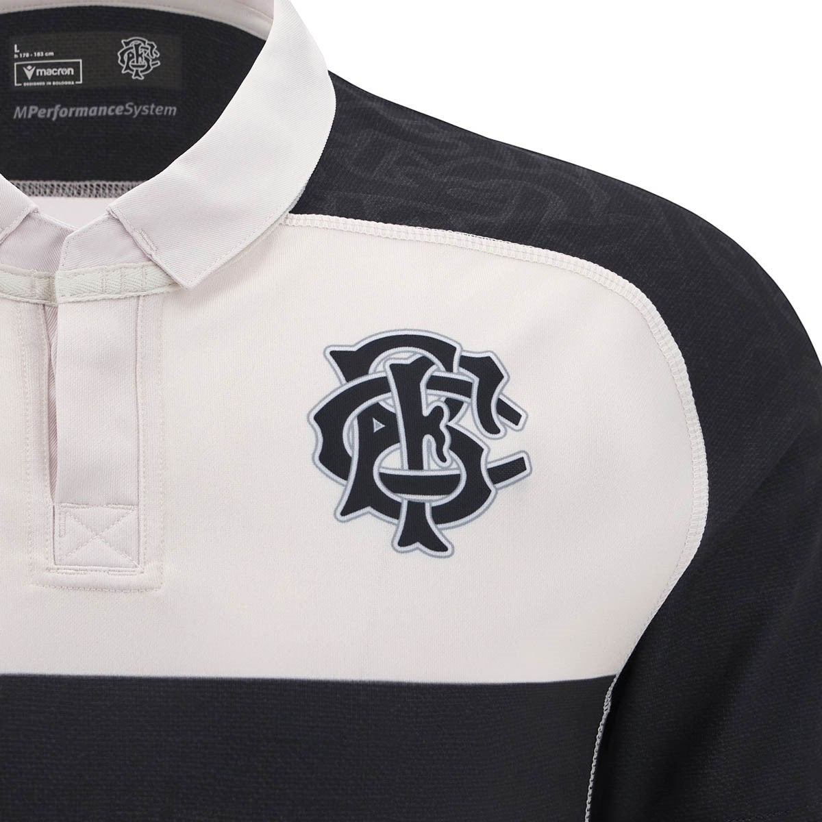 Macron Barbarians M24/25 Hm Jsy SS Black