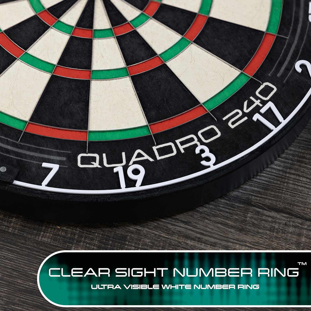Harrows Quadro 240 Dartboard 0