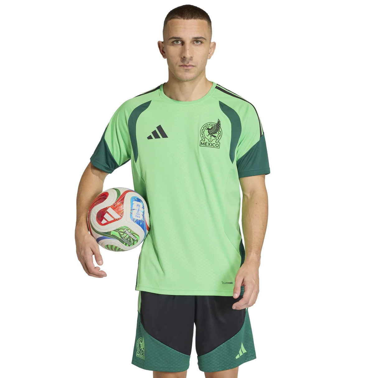 adidas Mexico WC26 Train Jersey Green
