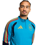 adidas Spain WC26 Train QZ Top Blue
