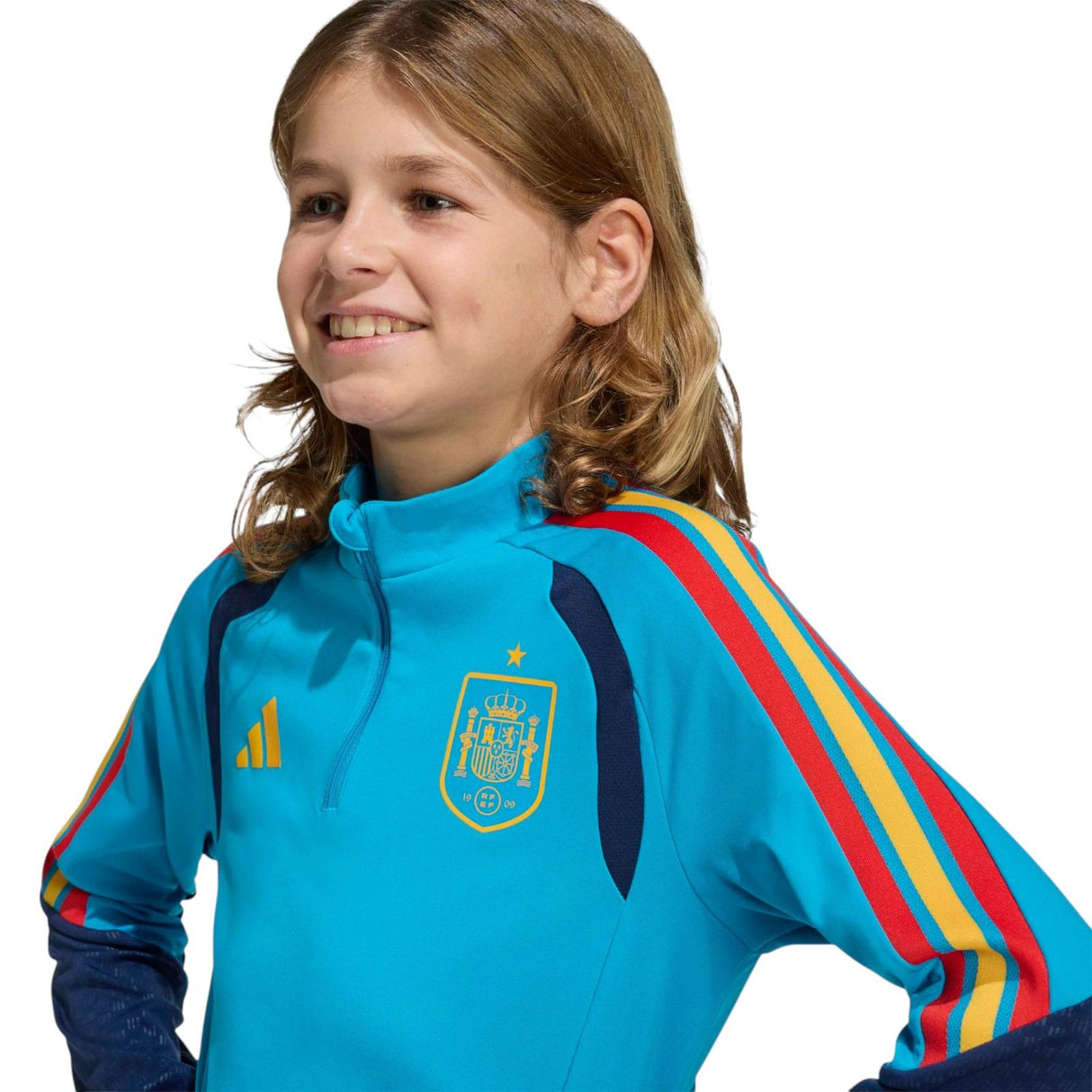 adidas Spain Football World Cup 2026 Kids Half-Zip Training Top