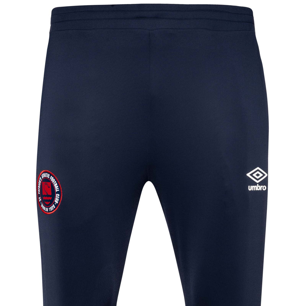 Umbro St Patricks Athletic Football Club Euro 2025 Kids Pant Front Upper View