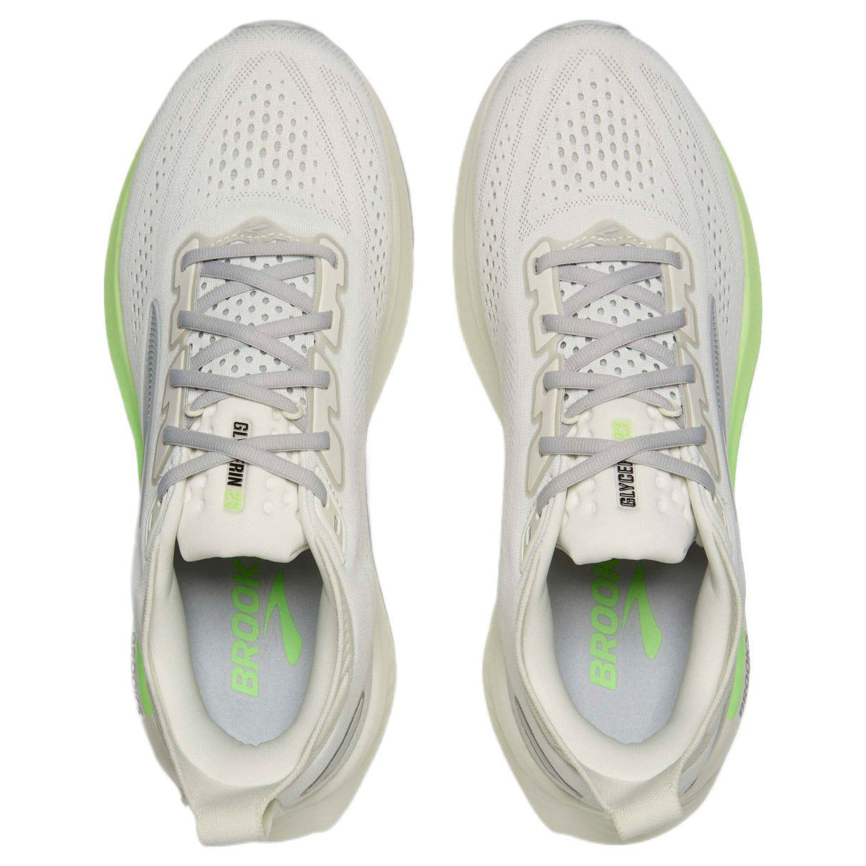 Brooks Mens Glycerin 23 White