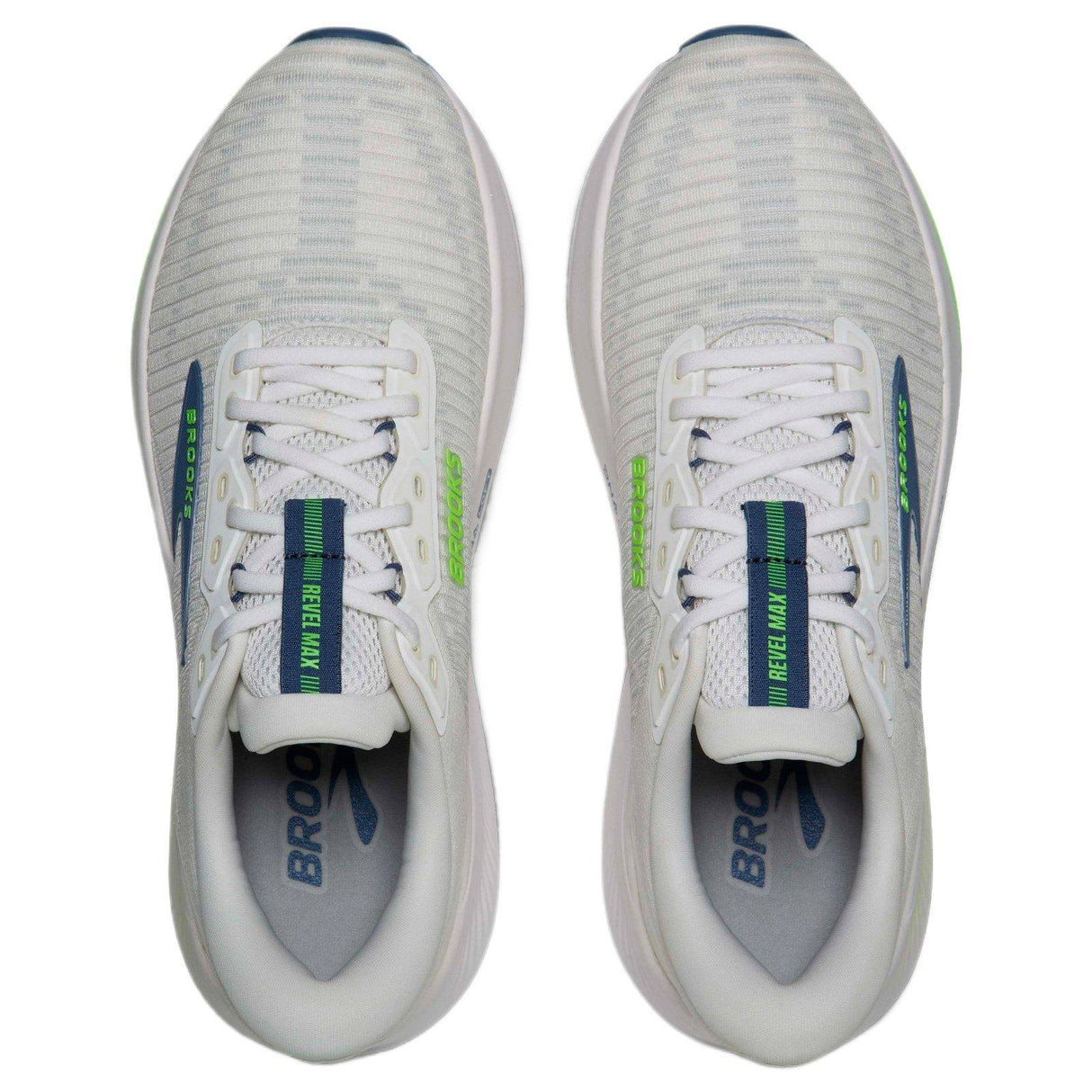 Brooks Mens Revel Max White