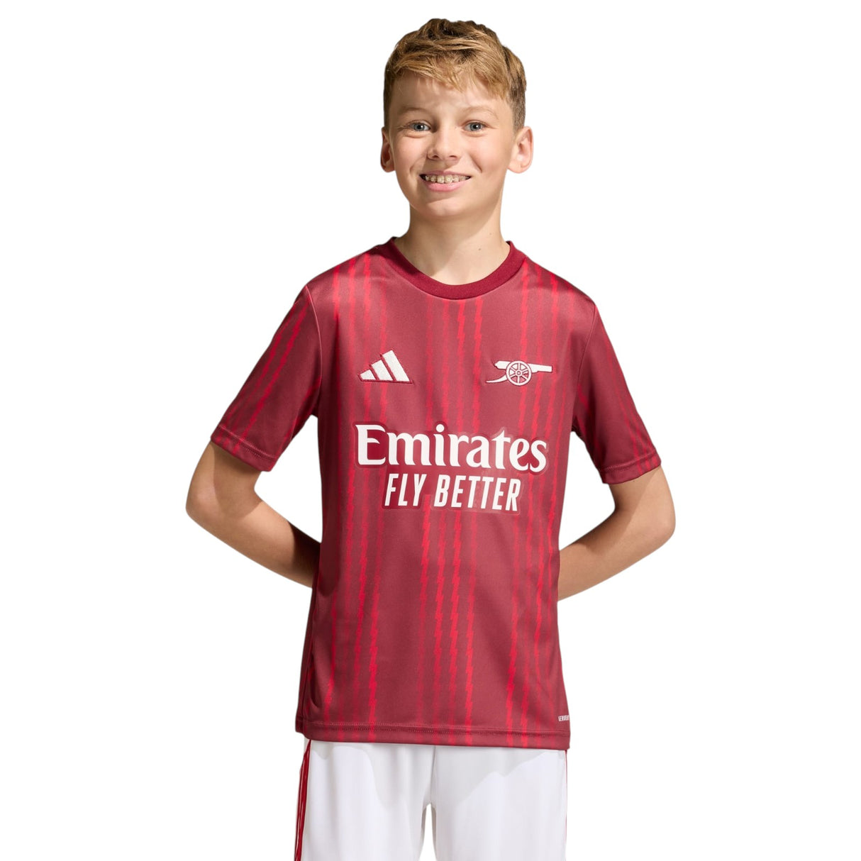 adidas AFC 25 Kids PM Jersey Maroon