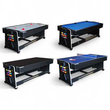 Rival 7ft Revolver Multi Games Table – 4 Games in 1