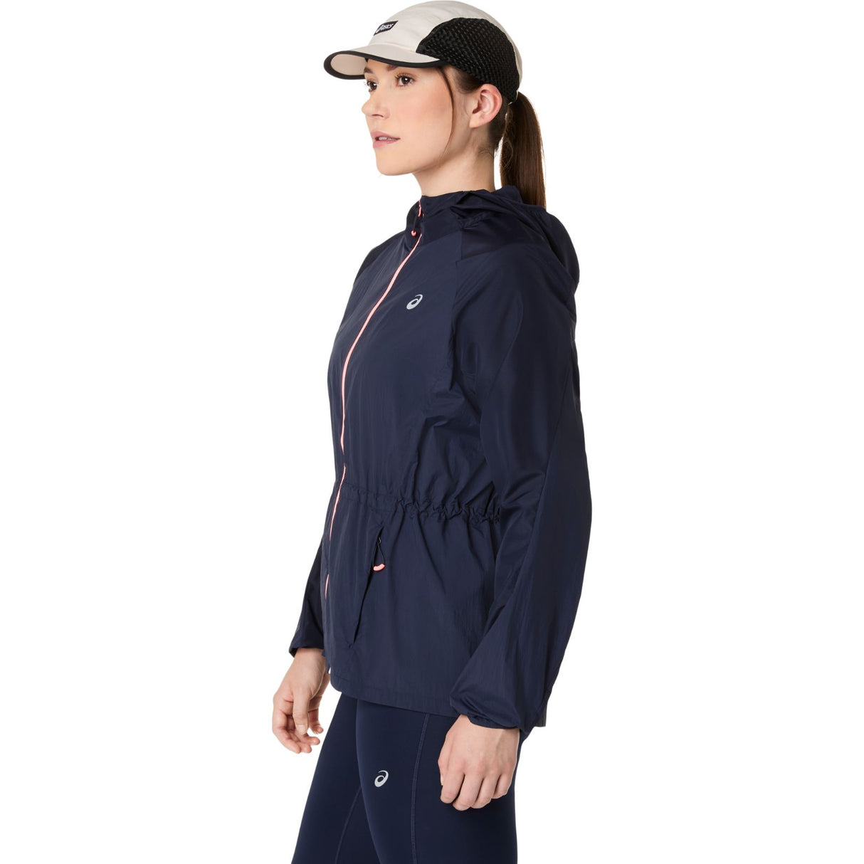 ASICS WMS ROAD PACK JACKET NAVY