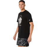 ASICS MENS FUJITRAIL LOGO SS TOP BLK