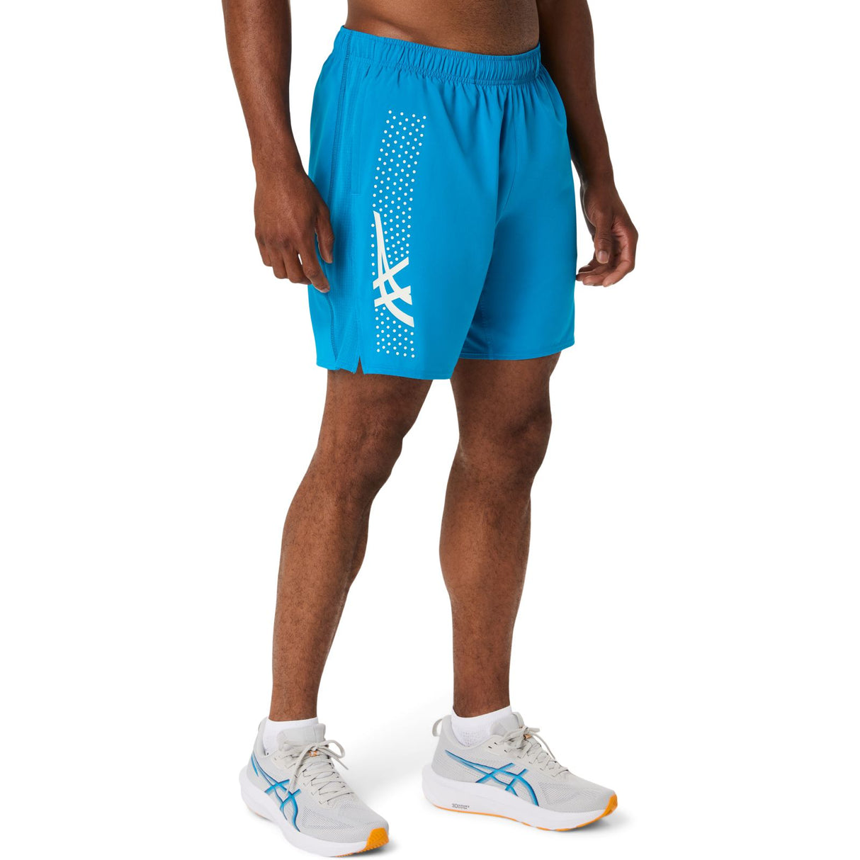 ASICS MENS ICON 7IN SHORT BLUE