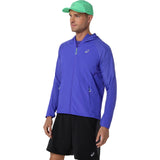 ASICS MENS ROAD PACKABLE JACKET PURPLE