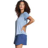 SKECHERS WMS GO DRI SWIFT TEE NAVY