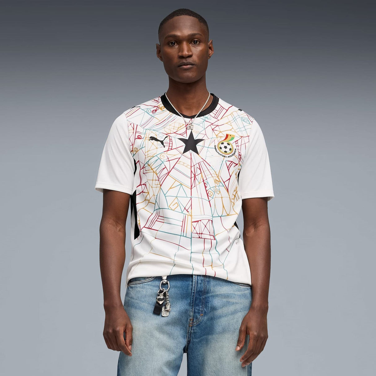 PUMA GHANA WC26 HOME JERSEY WHITE