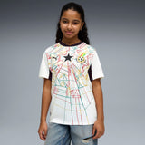 PUMA GHANA WC26 KIDS HOME JERSEY WHITE