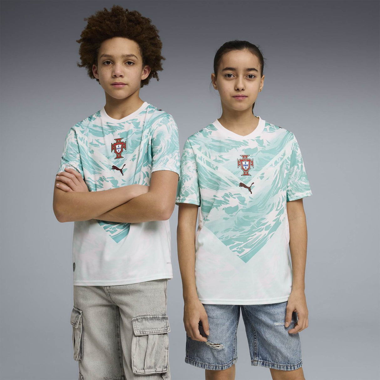 PUMA PORTUGAL WC26 KID AWAY JERSEY WHITE