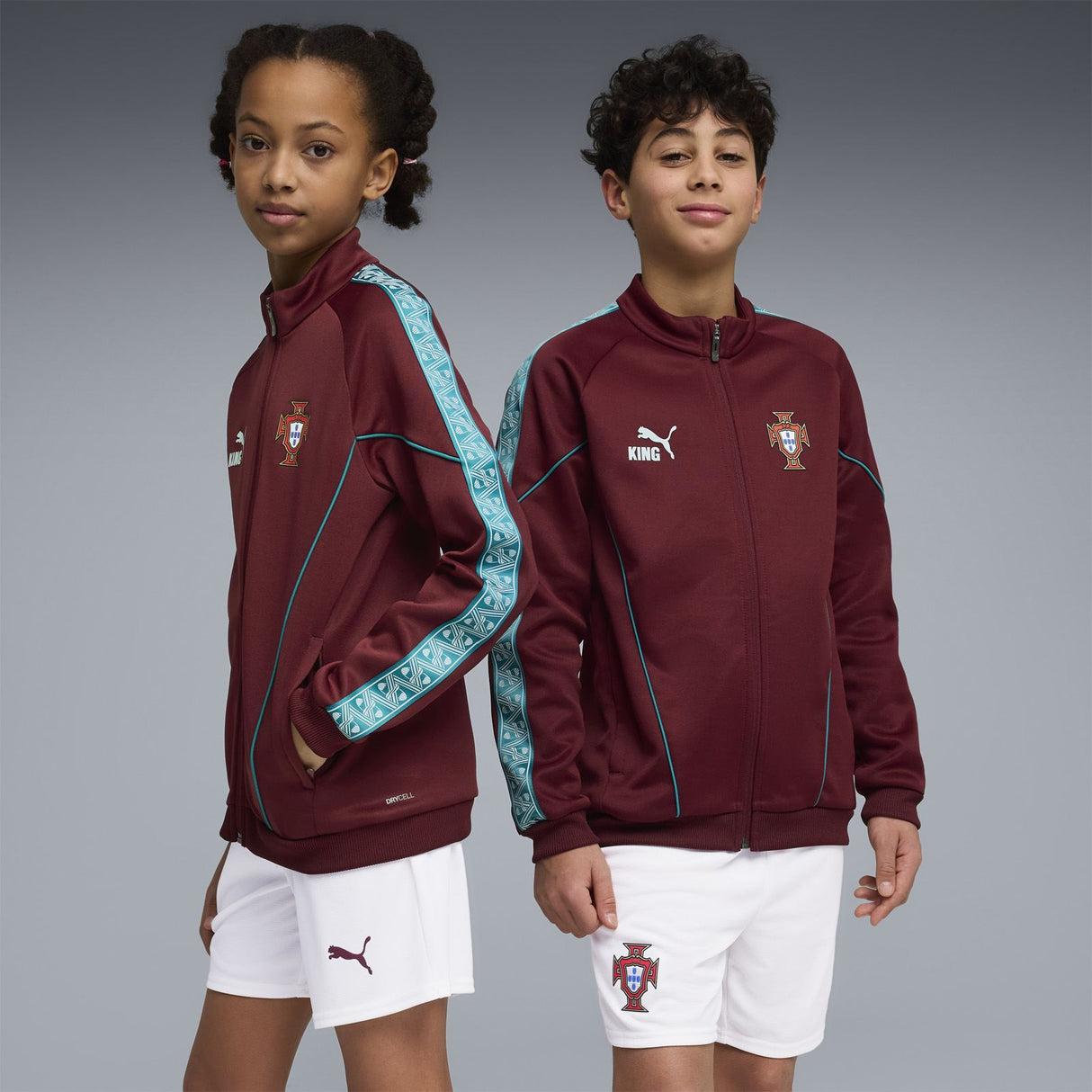PUMA PORTUGAL WC26 KID ANTH JACKET MARN