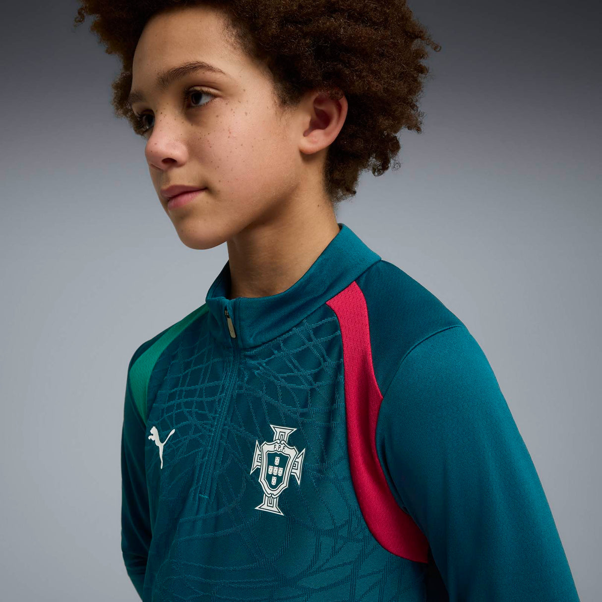 PUMA PORTUGAL WC26 KID TRAIN QZ TOP NAVY
