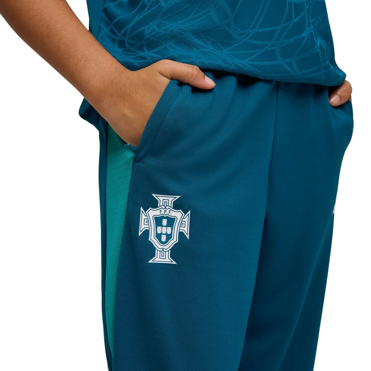 PUMA PORTUGAL WC26 KID TRAIN PANT NAVY