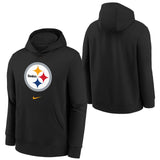 NIKE STEELERS KIDS LOGO HOODY BLACK