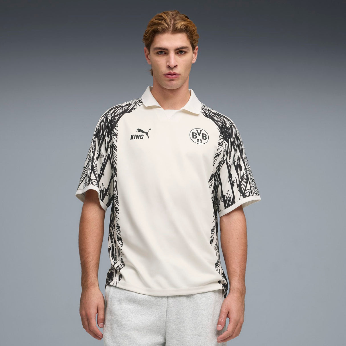 Puma BVB Football King Retro 2025/26 Mens SS Jersey