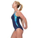 SPEEDO PRINT LUNA LUSTRE ONE PIECE NAVY
