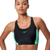 SPEEDO COLOUR SPLICE 2.0 TWO PIECE BLACK