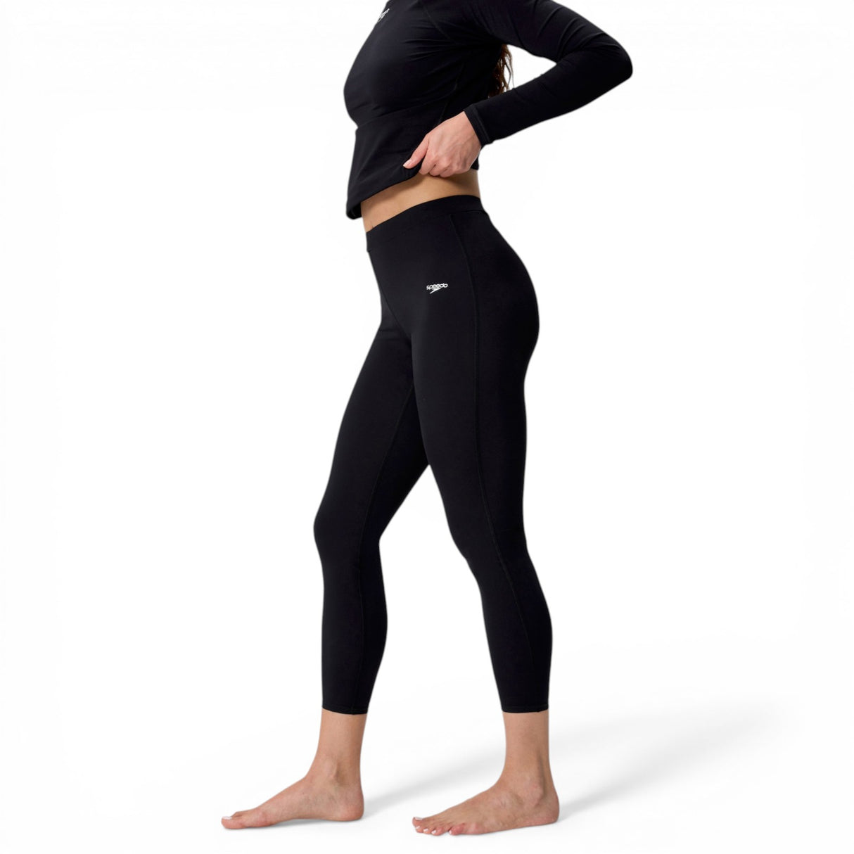 SPEEDO ENDURANCE+ SWIM LEGGING BLACK
