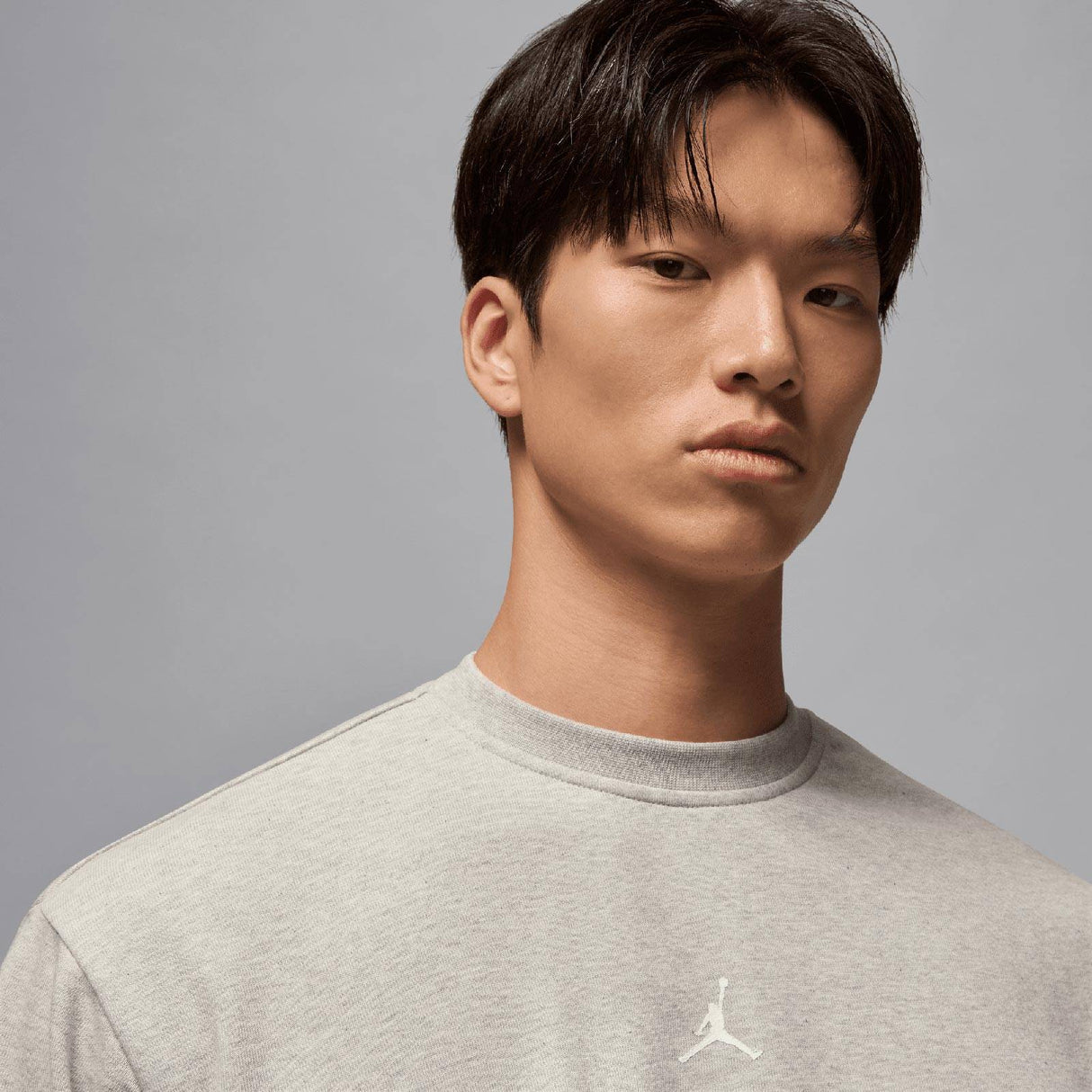NIKE JORDAN DRI-FIT CREW NECK TOP GREY