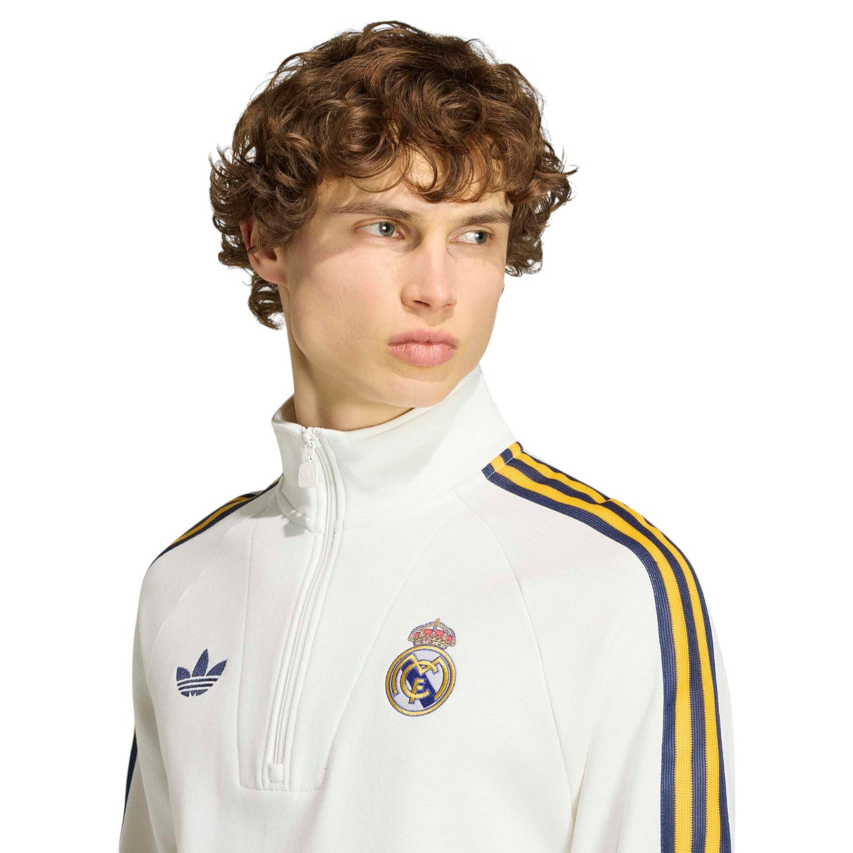adidas Real Madrid Football Originals Adults Half-Zip Top