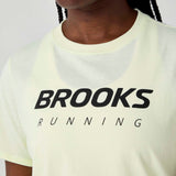 Brooks Wmns Graphic Short Sleeve Yellow