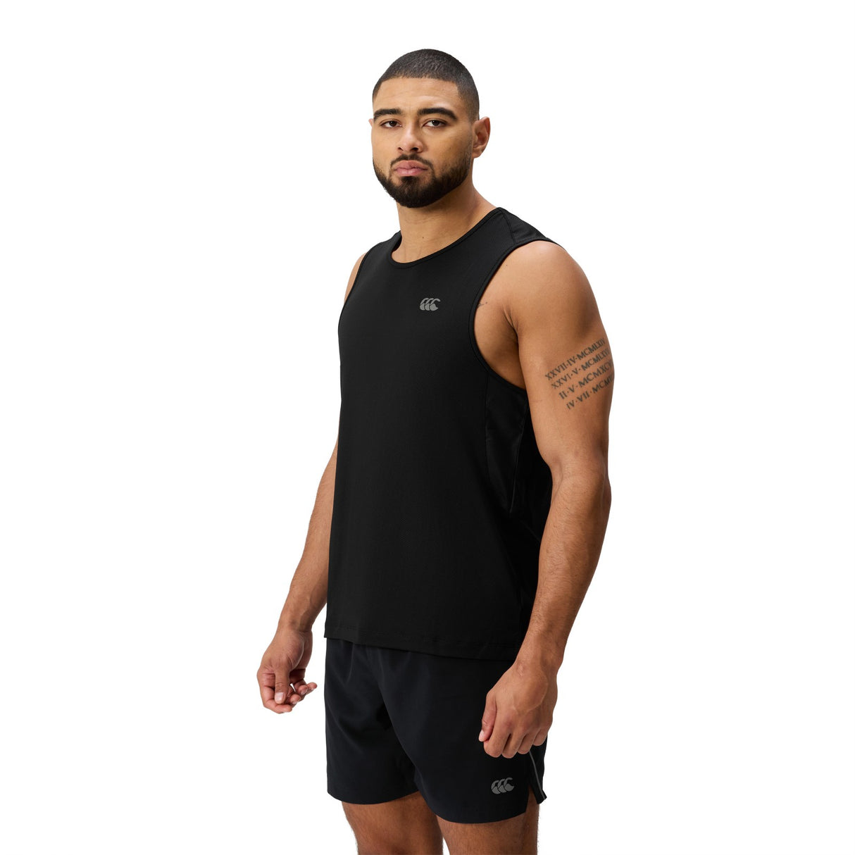 Canterbury Mens TEMPO SINGLET Black