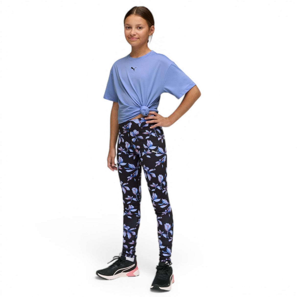 Puma Girls TAD ESS Tee Purple