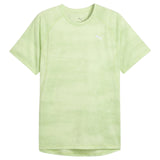 Puma Mens Run Velocity AOP Tee Yellow
