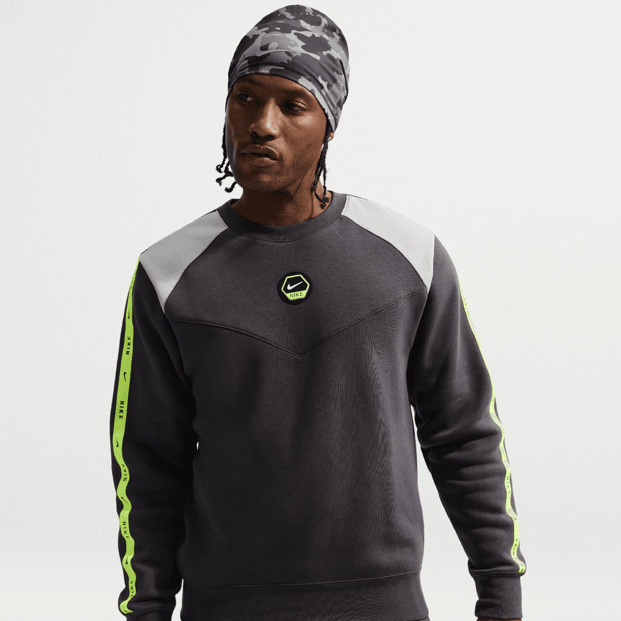 Nike M NSW CS CREW FLC BB Grey