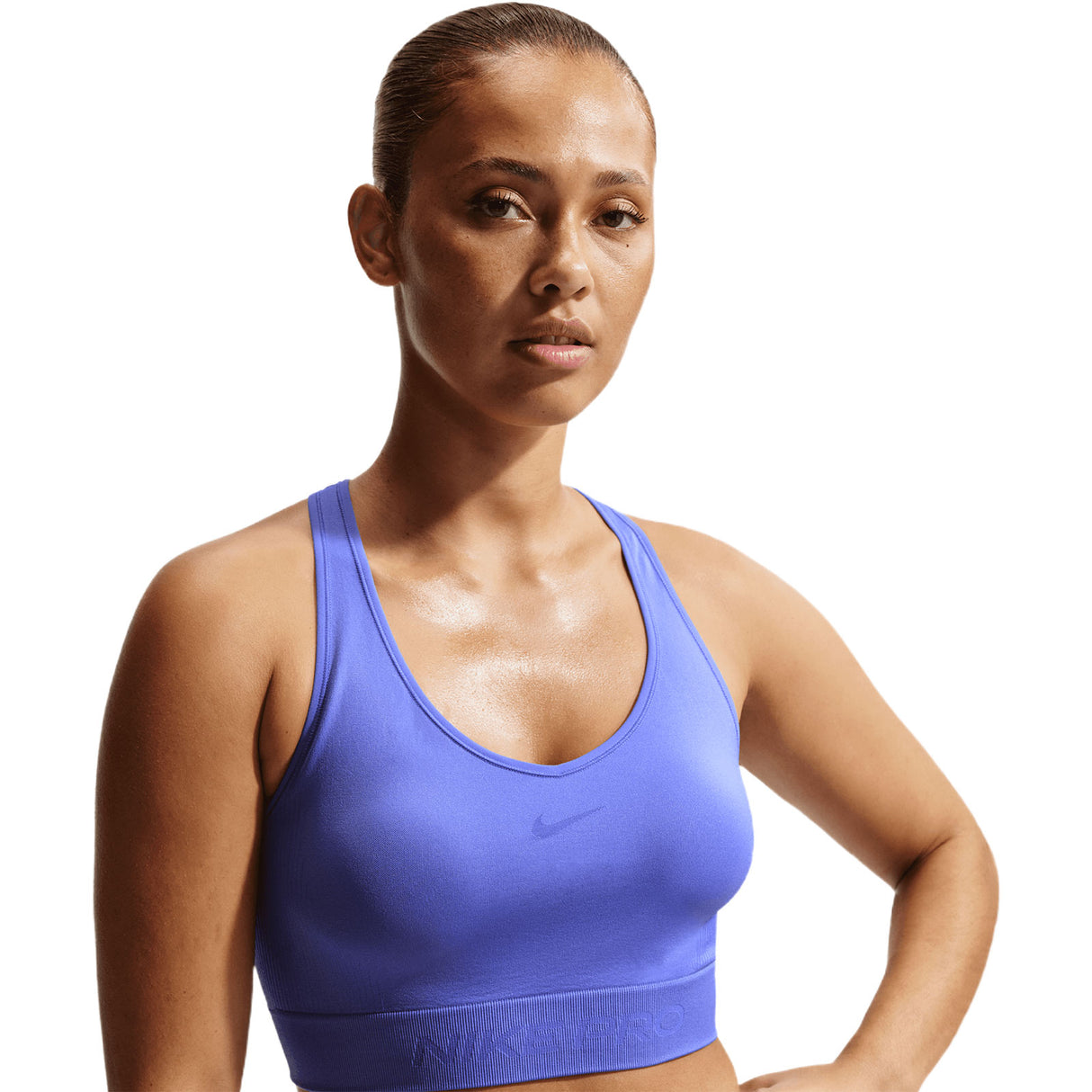 Nike W NP DF SMLS TANK Blue