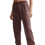 Nike W NSW PHNX FLC MR PANT STD Maroon