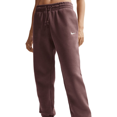 Nike W NSW PHNX FLC MR PANT STD Maroon