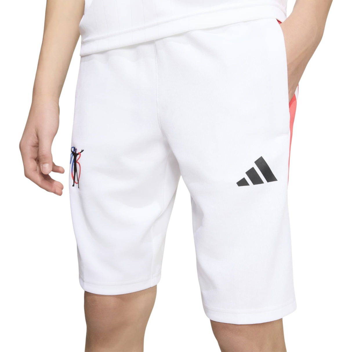 adidas Boys JB Hot Shorts White
