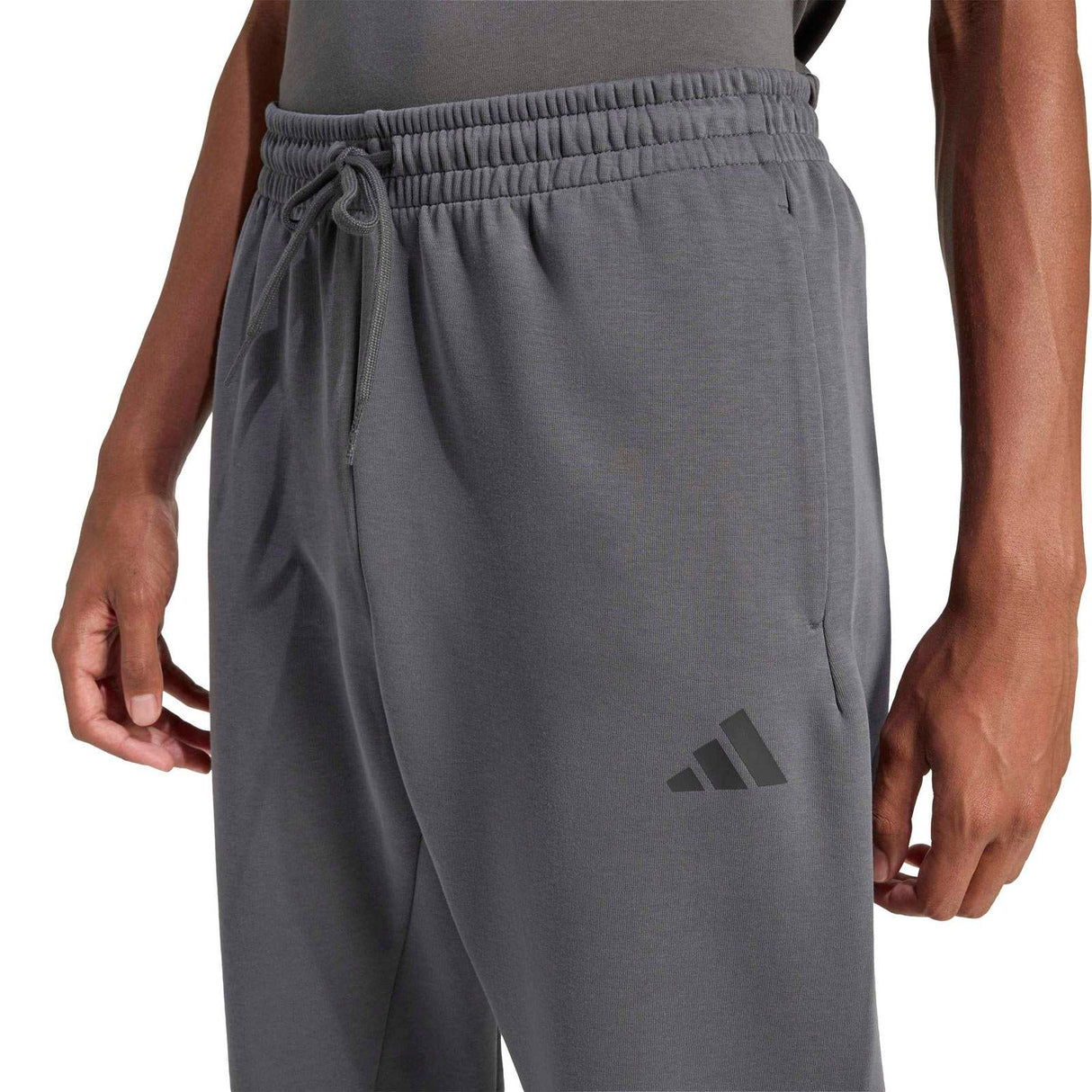 adidas Mens FI 3S Flc Pants Grey