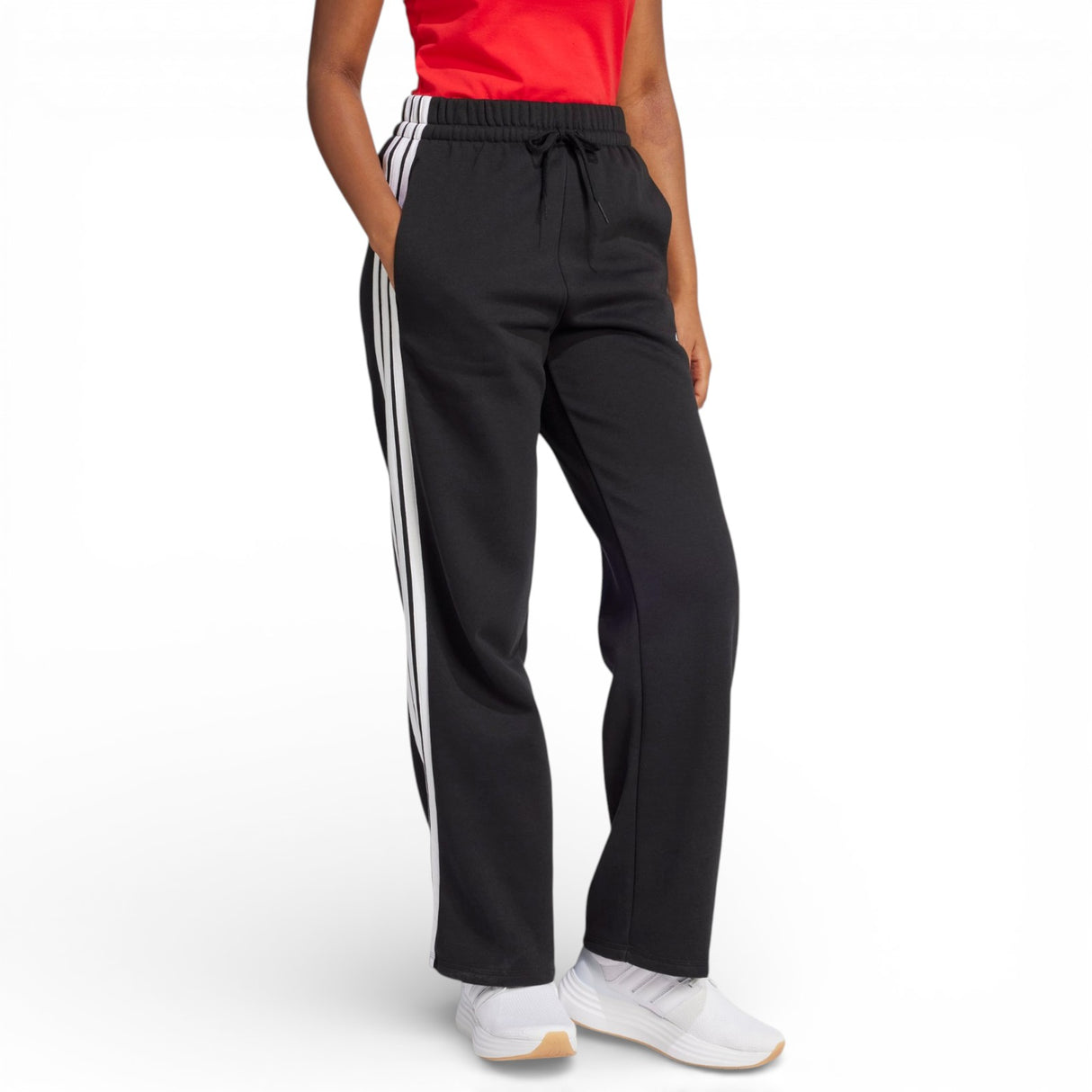 adidas Womens 3S OH Fle Pants Black