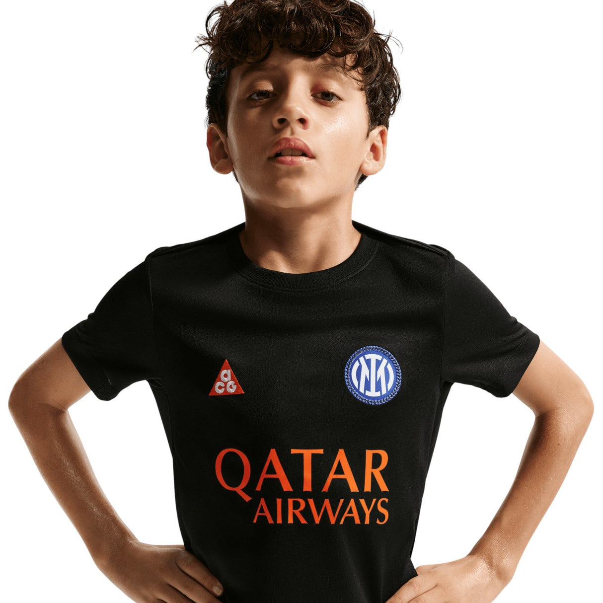 Nike Inter 25 Kids Spl Ed PM Jersey Blk