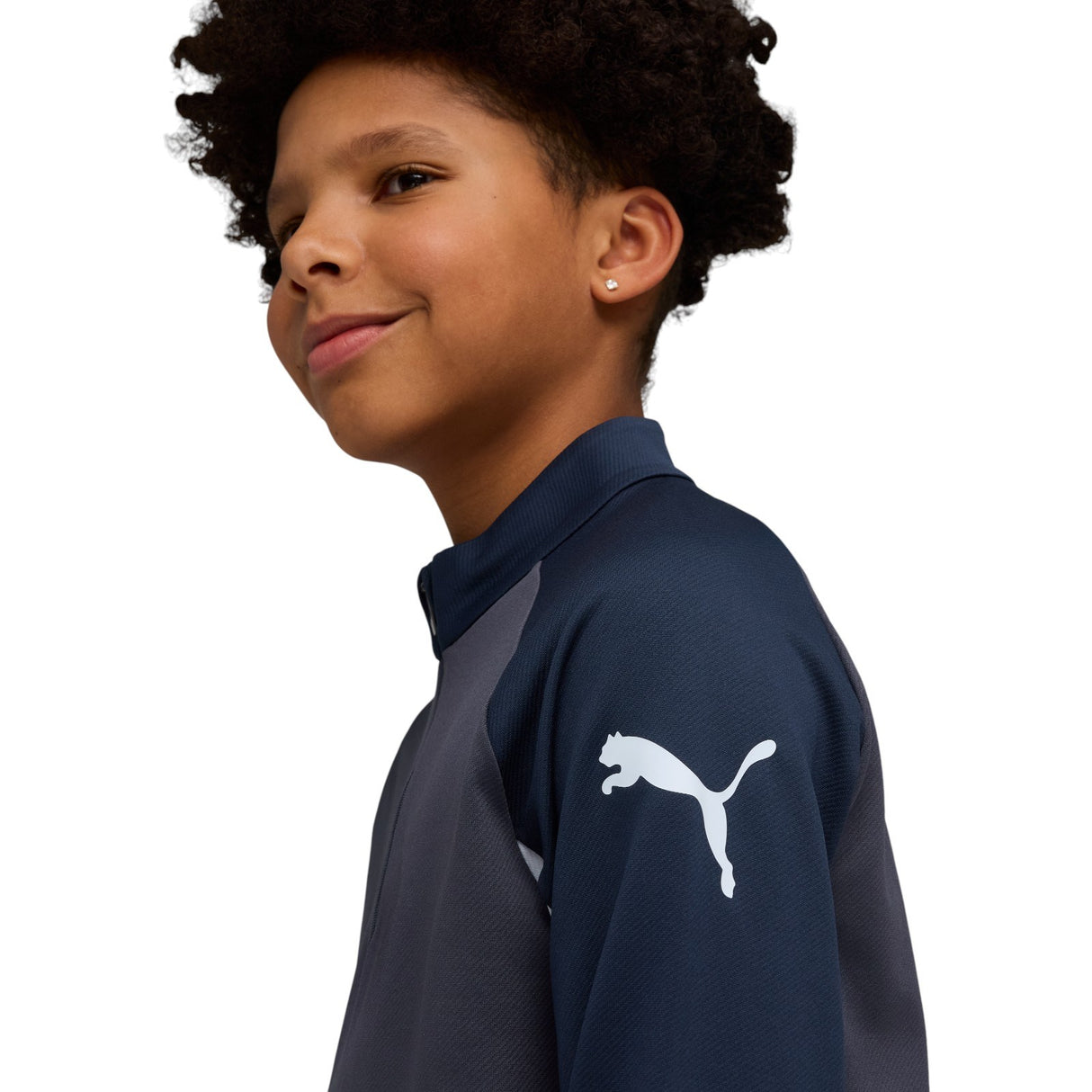 Puma Boys IndividualLIGA QZ Top Grey