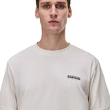 Napapijri Mens S-FLINT BPLOGO Tee White